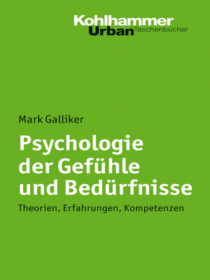 cover image of Psychologie der Gefühle und Bedürfnisse
